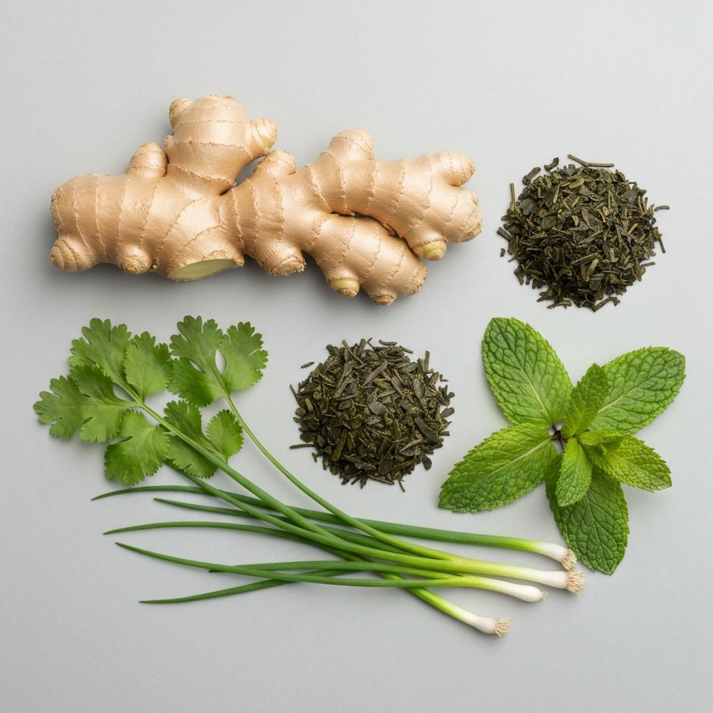 Variety of natural ingredients